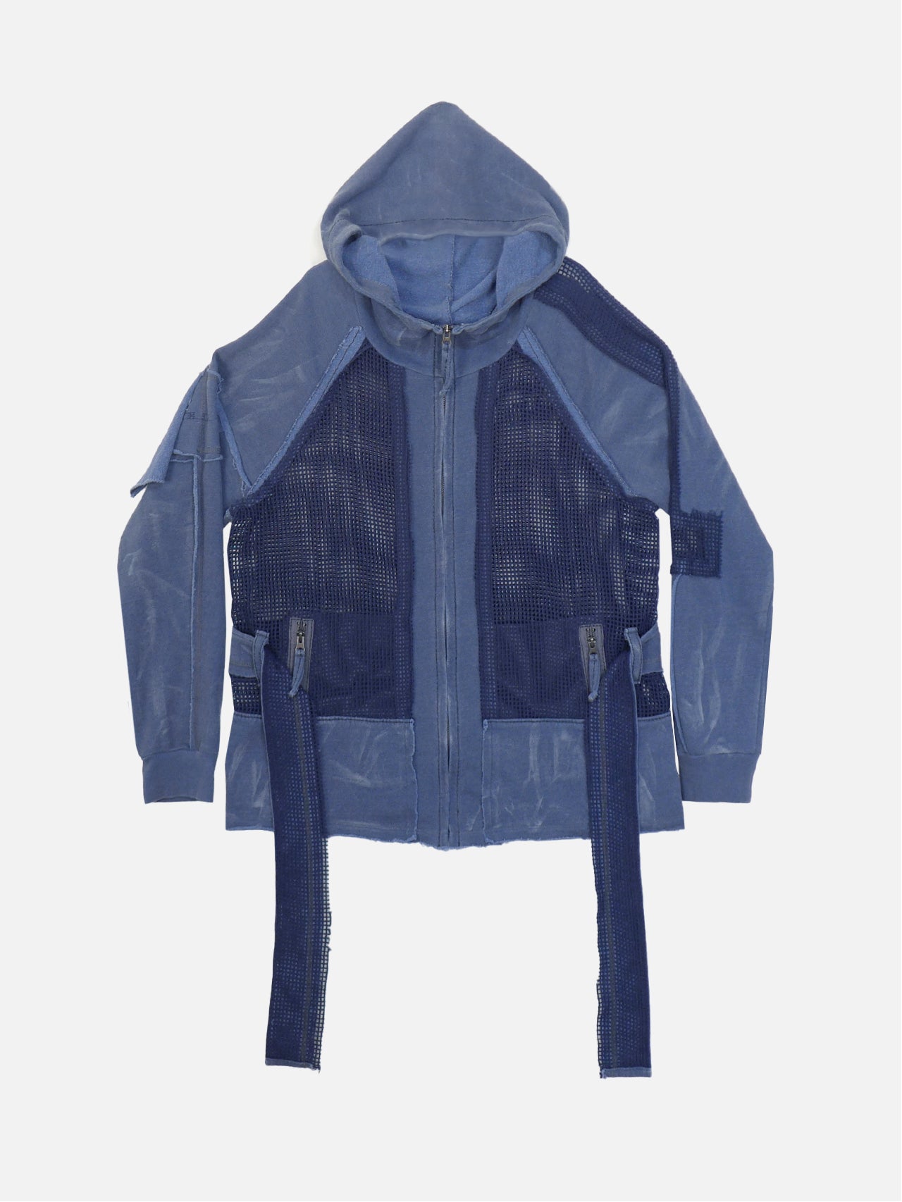 HALF-NET ZIP HOODIE – Aesynctx INTL