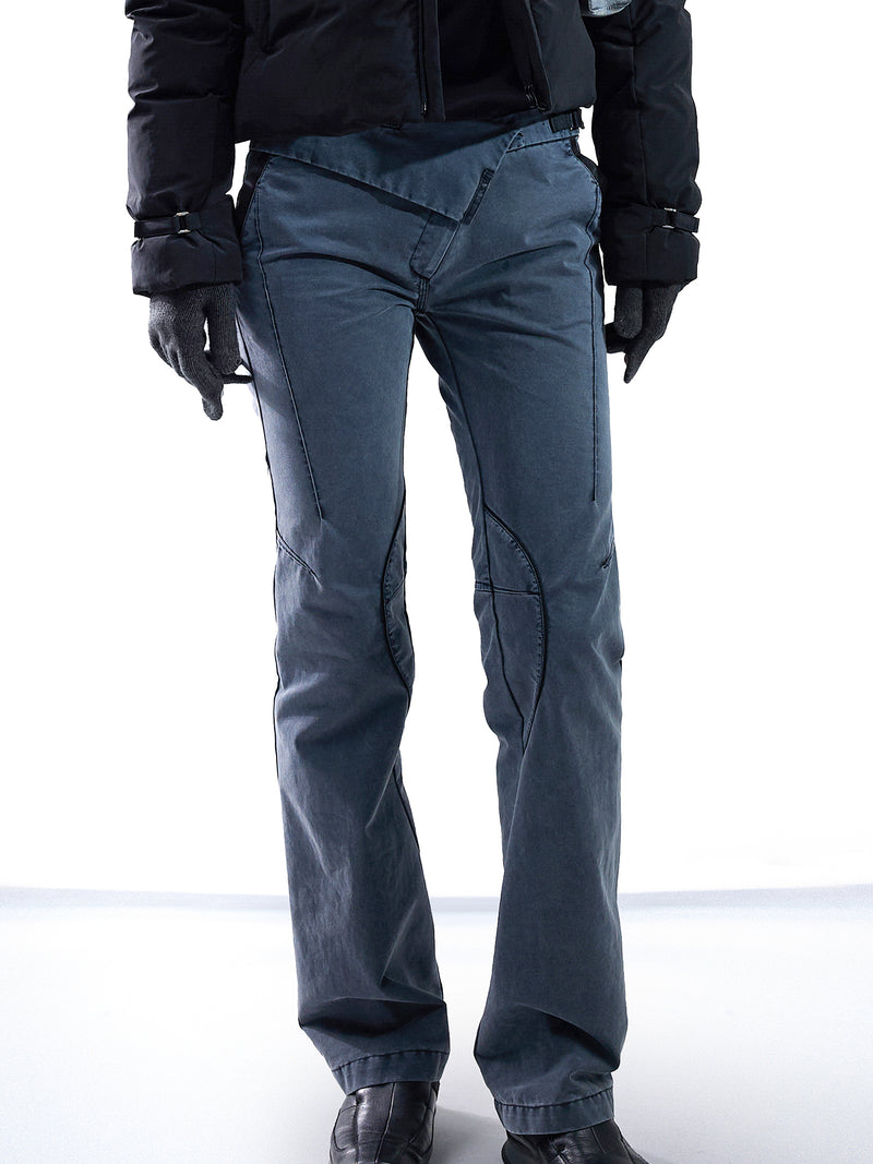 ASYMMETRIC WAIST PANTS