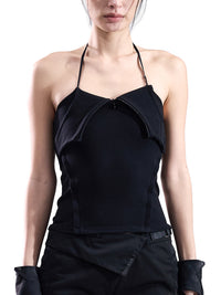 2WAY HALTER SLEEVELESS
