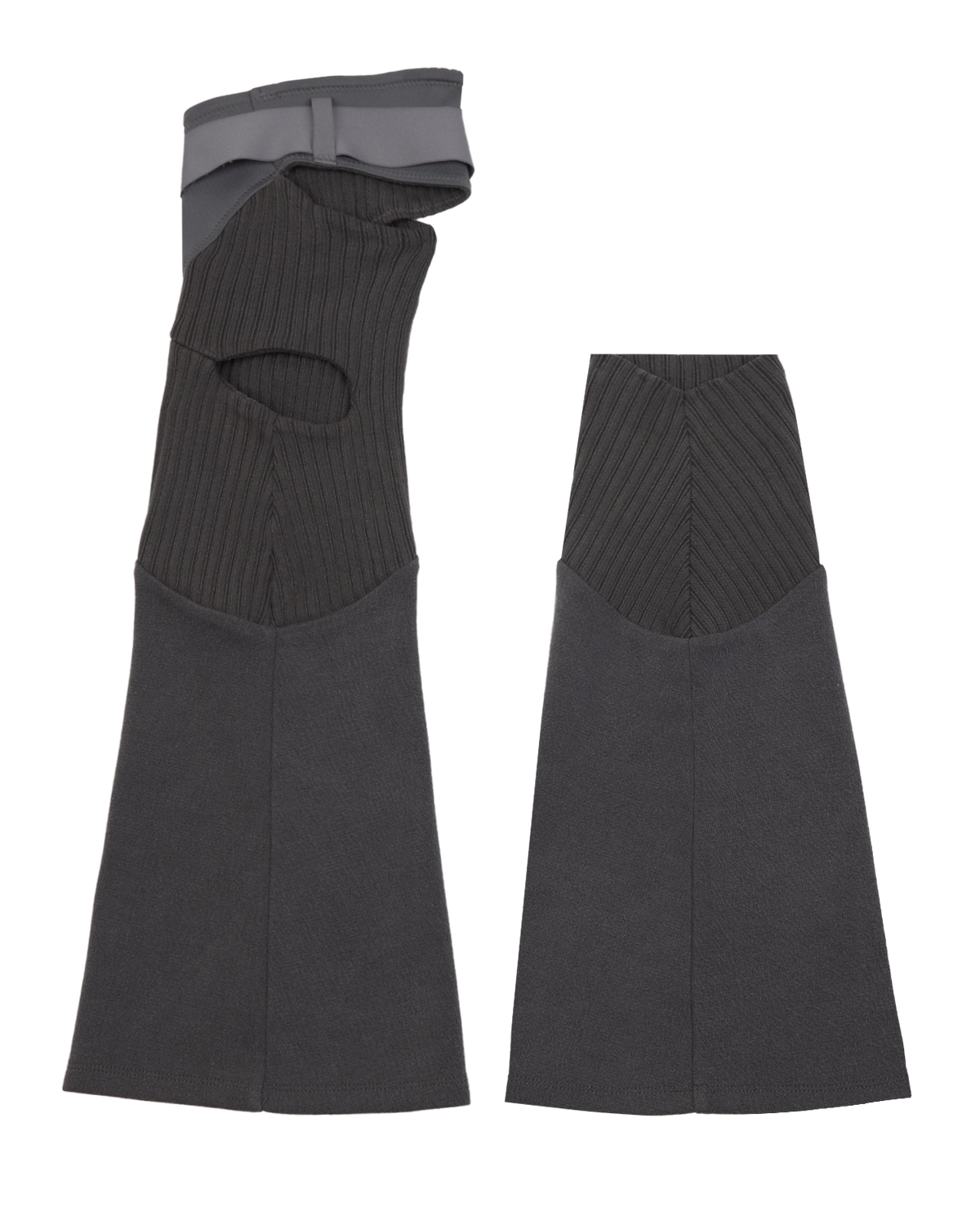 ASYMMETRIC LEG WARMER