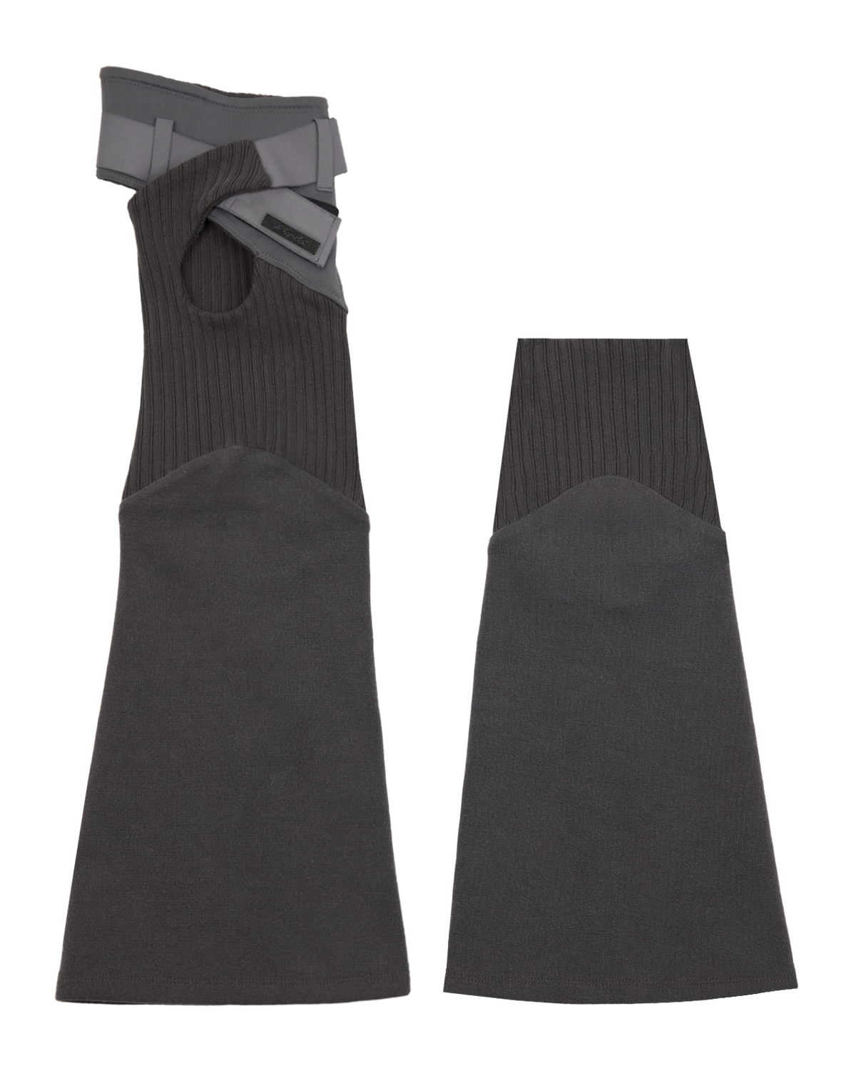 ASYMMETRIC LEG WARMER