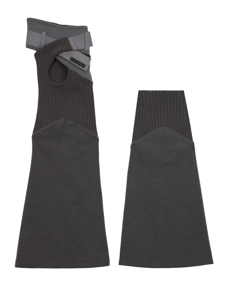 ASYMMETRIC LEG WARMER