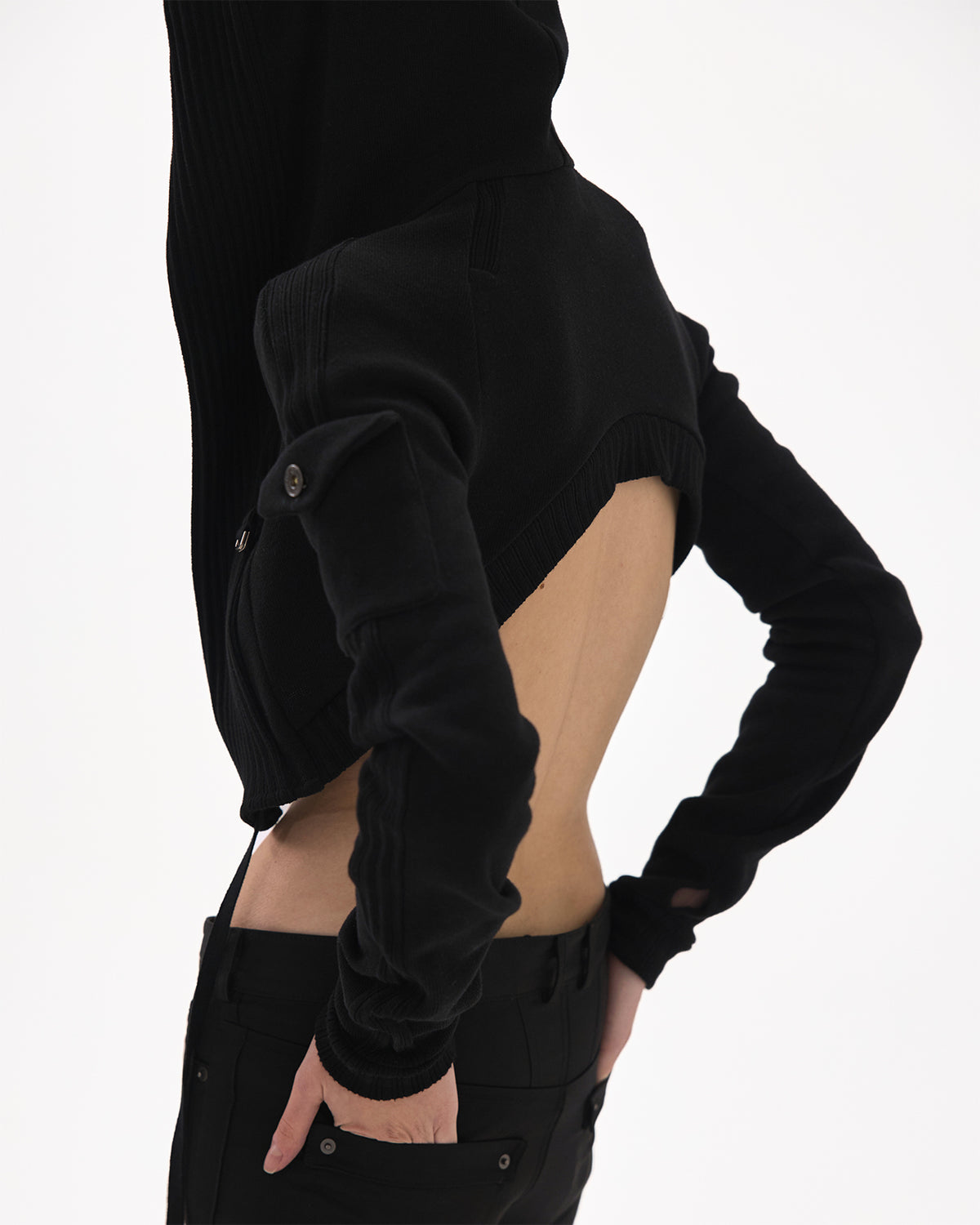 HOODED BOLERO