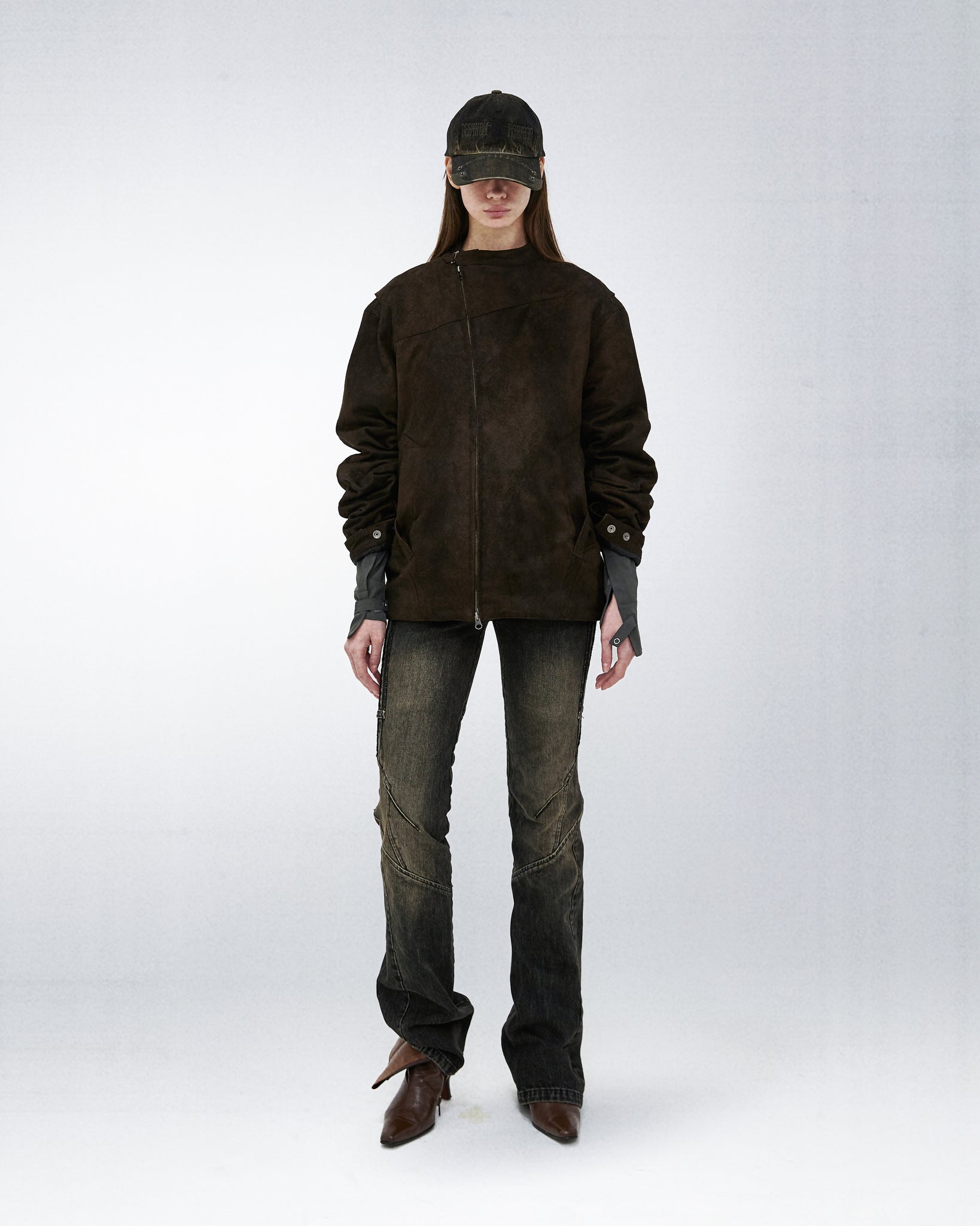 アシンメトリーダウンジャケット