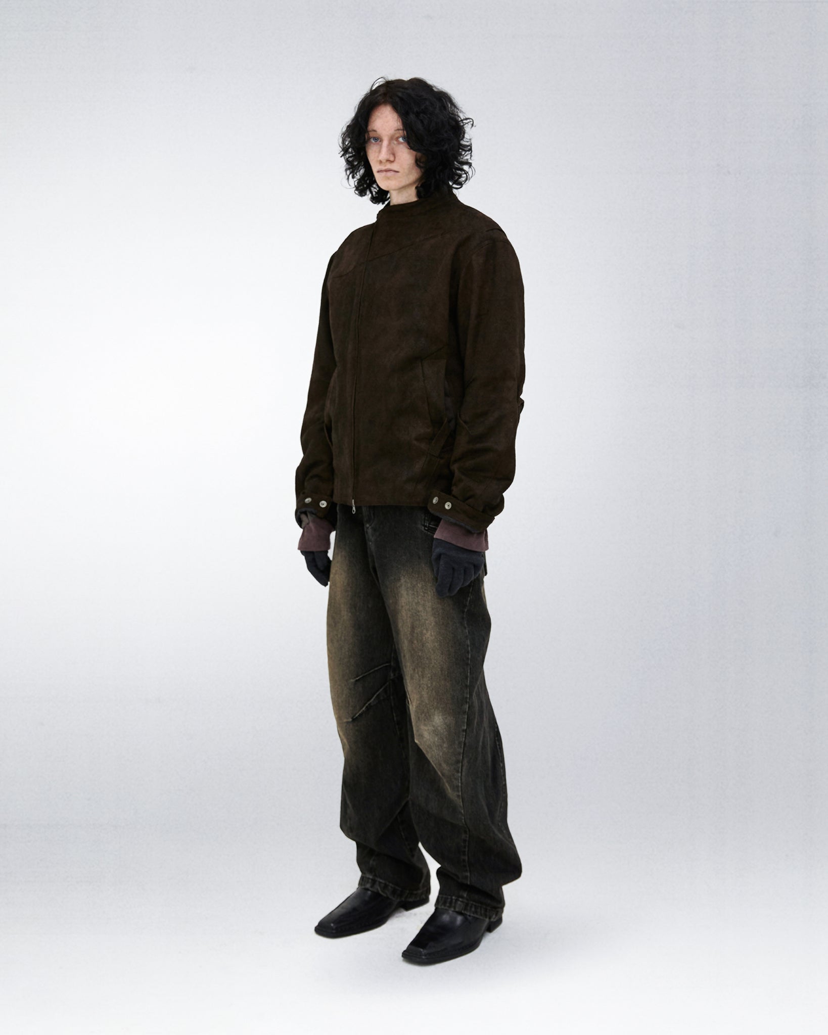 アシンメトリーダウンジャケット