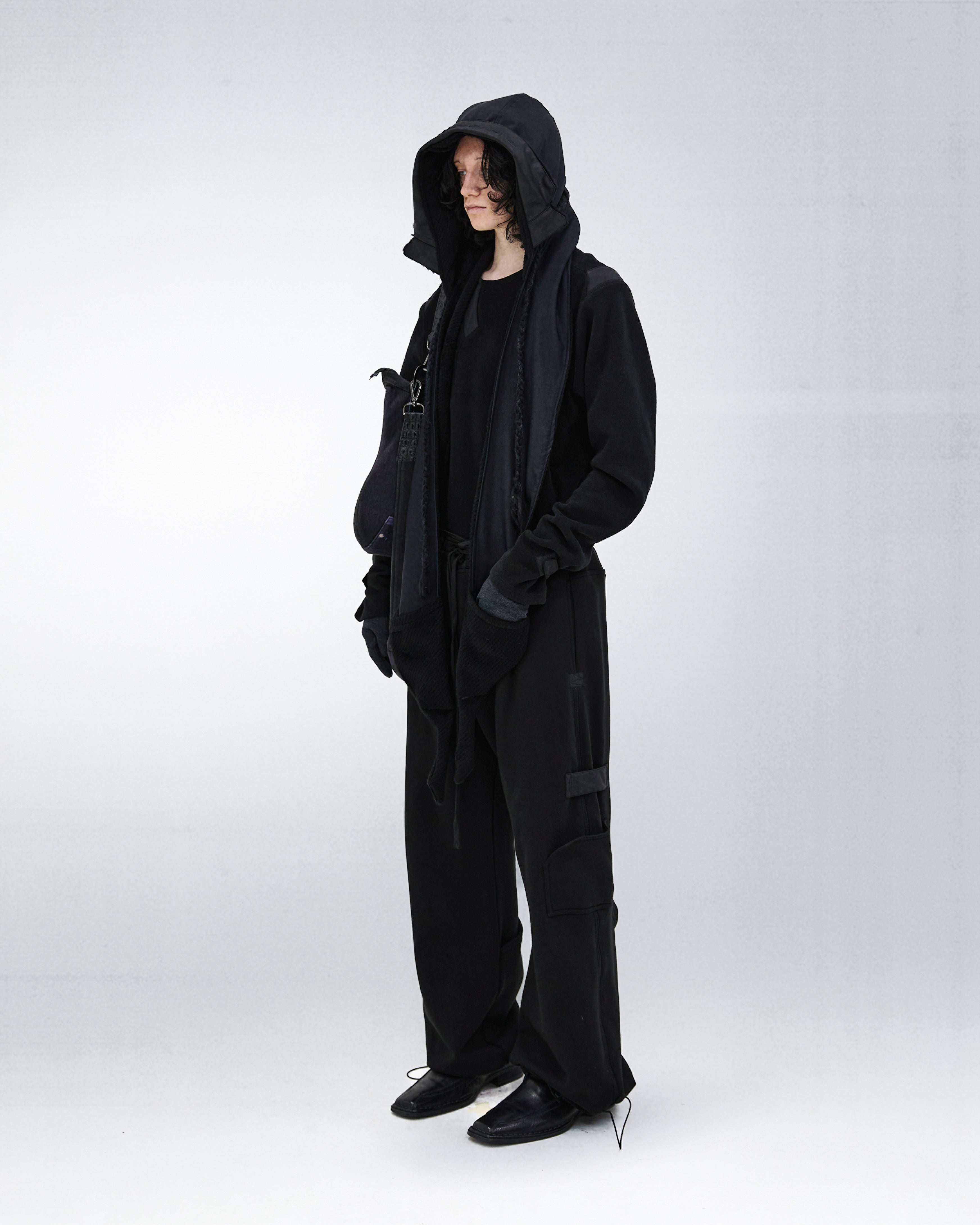 REVERSIBLE HOODED MUFFLER – Aesynctx INTL