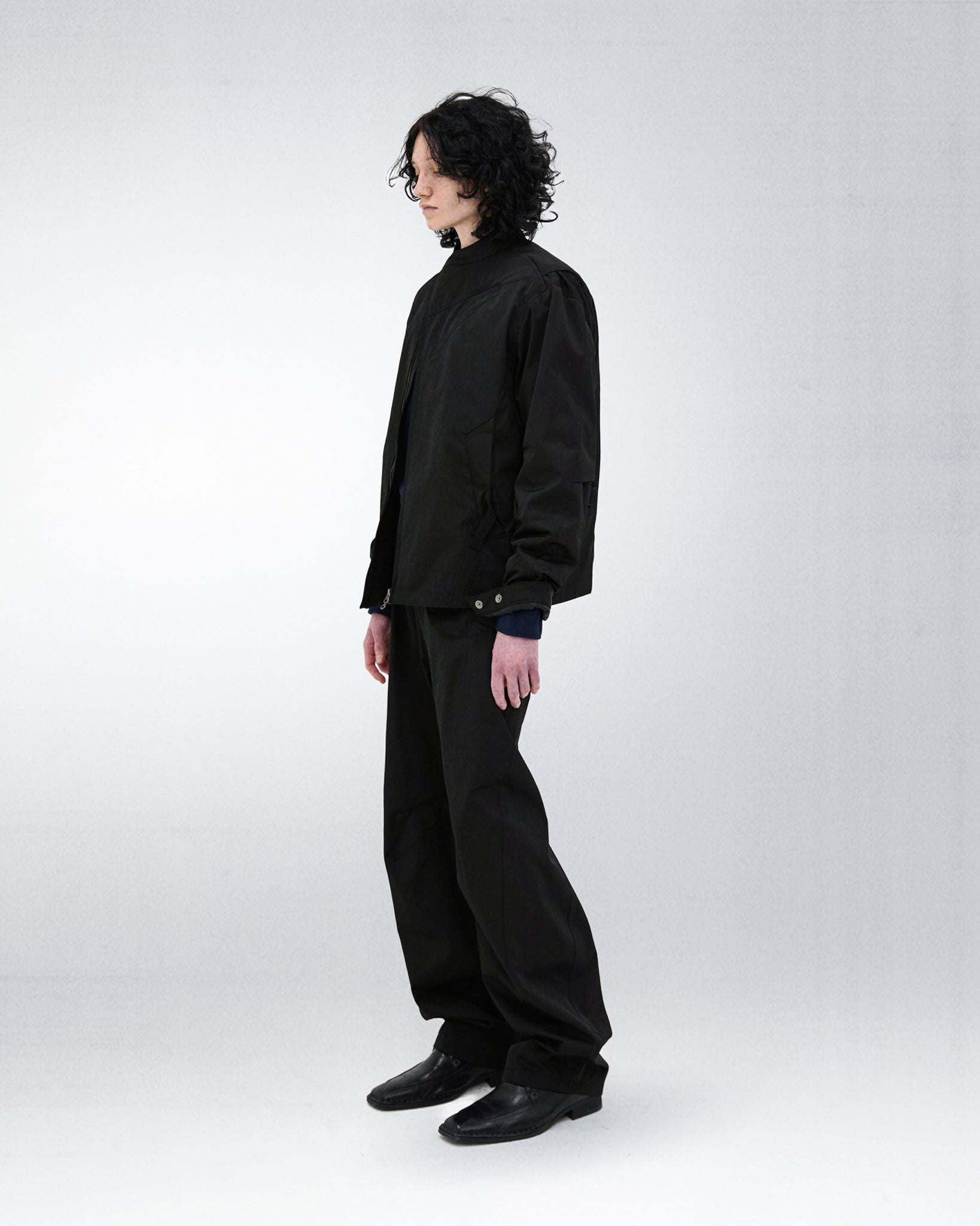 ASYMMETRIC TRUCKER JACKET