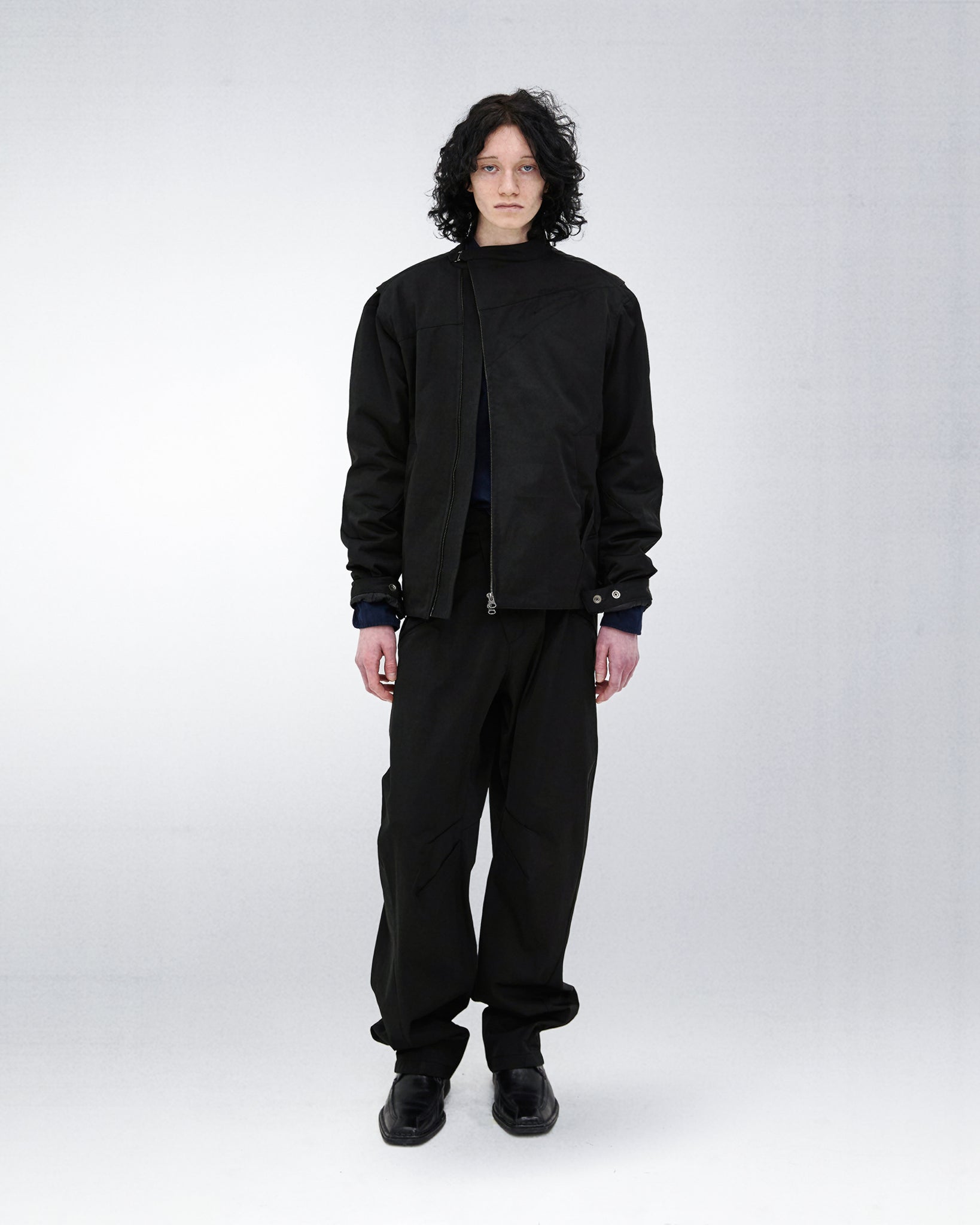 ASYMMETRIC TRUCKER JACKET