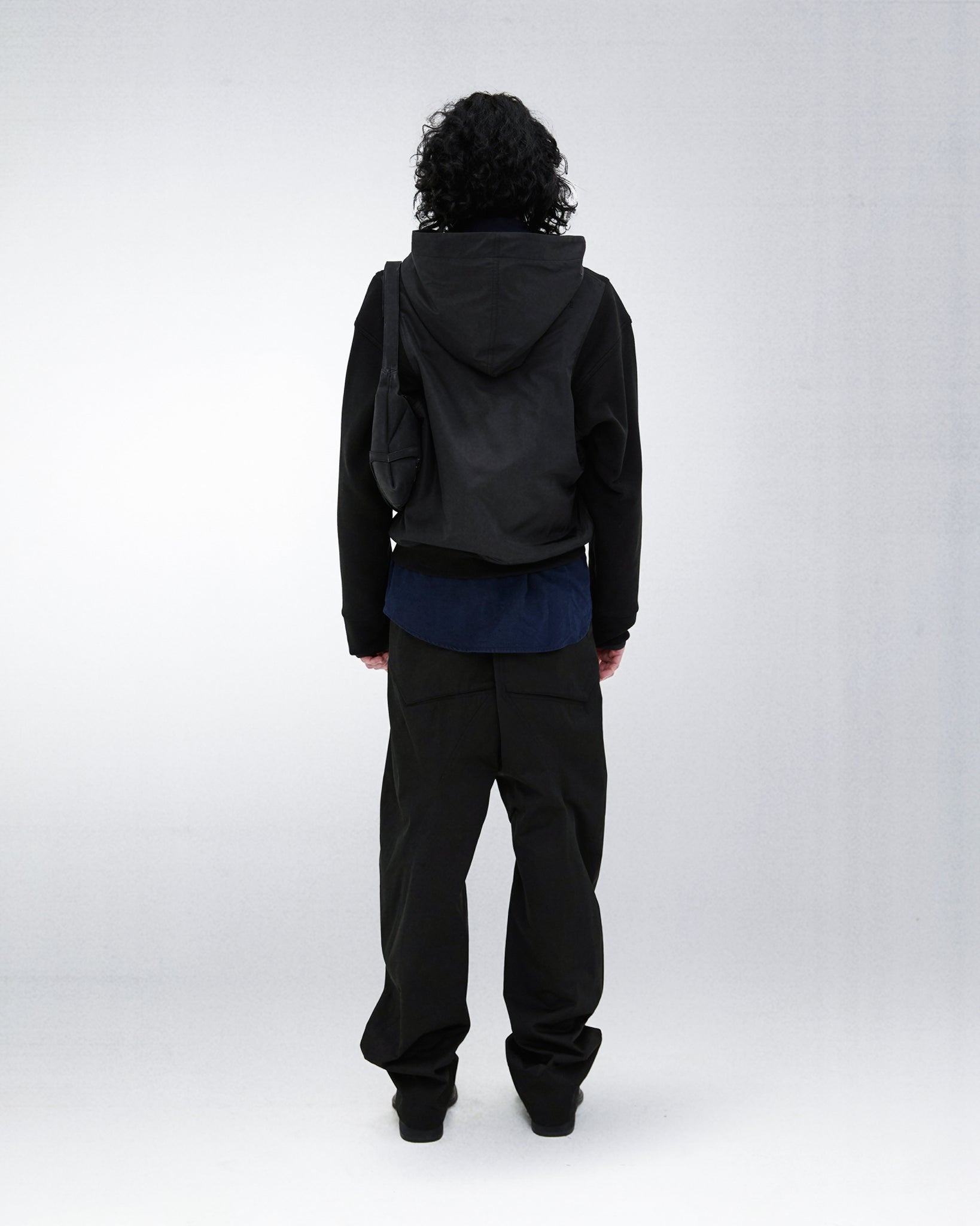 CROPPED ZIP UP HOODIE