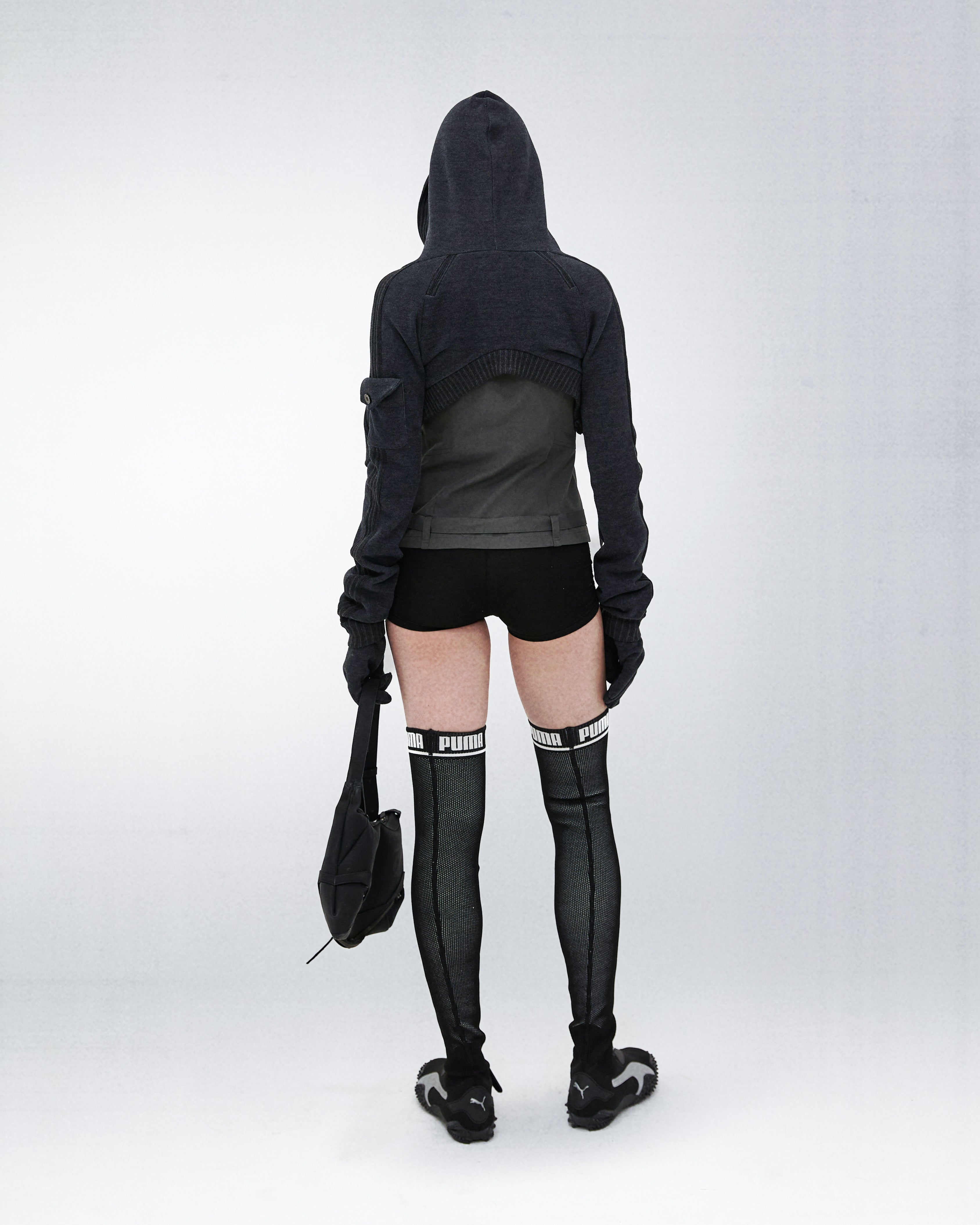 アシンメトリー トラッカージャケット