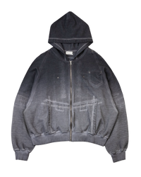 BRACES ZIP UP HOODIE