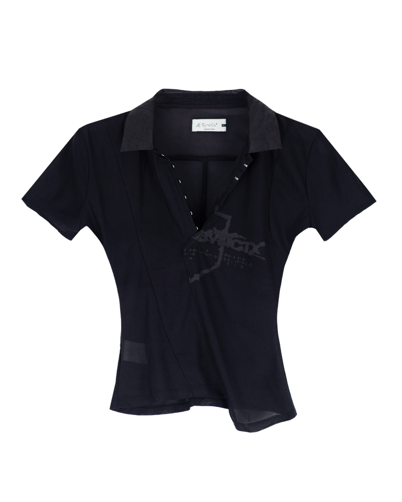 ASYMMETRIC HALF SLEEVE SHIRT