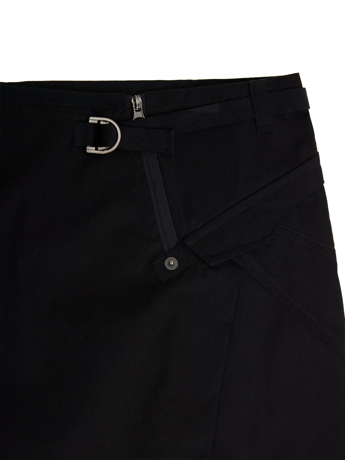 ASYMMETRIC MINI SKIRT