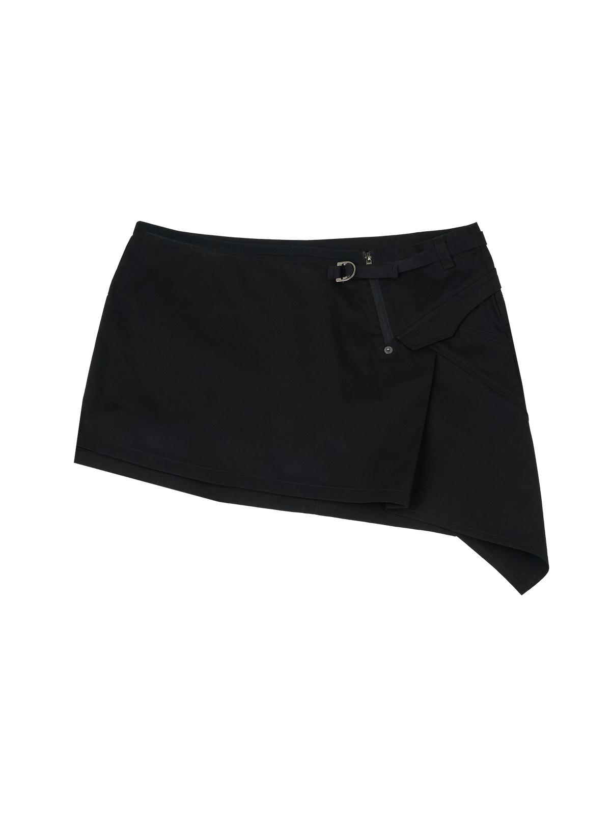 ASYMMETRIC MINI SKIRT