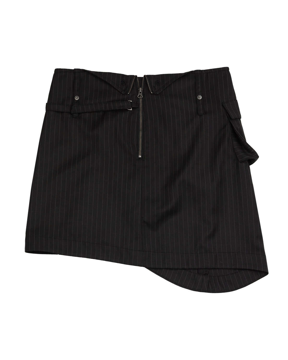 ASYMMETRIC MIDI SKIRT