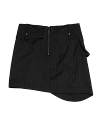 ASYMMETRIC MIDI SKIRT