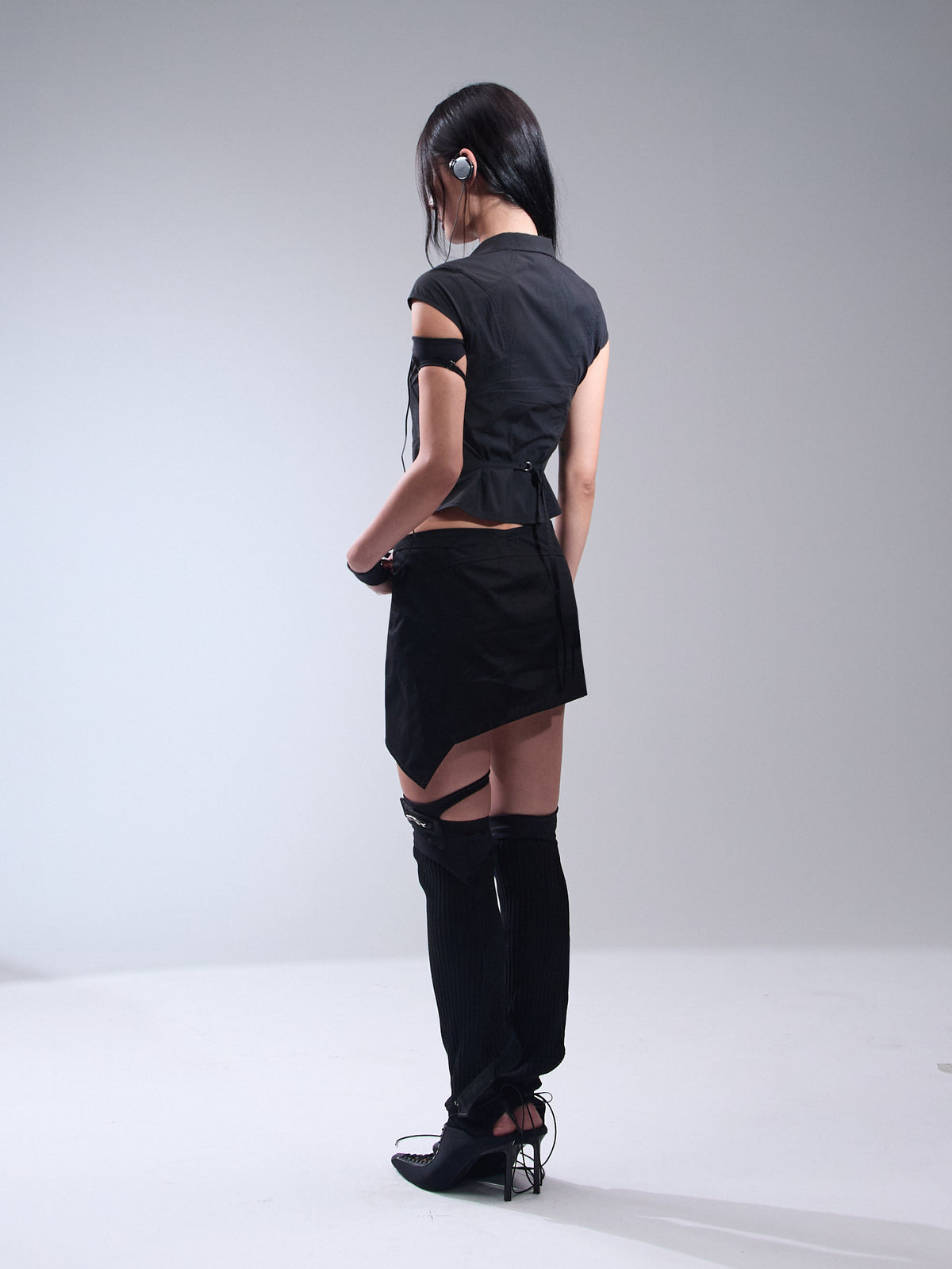 ASYMMETRIC MINI SKIRT
