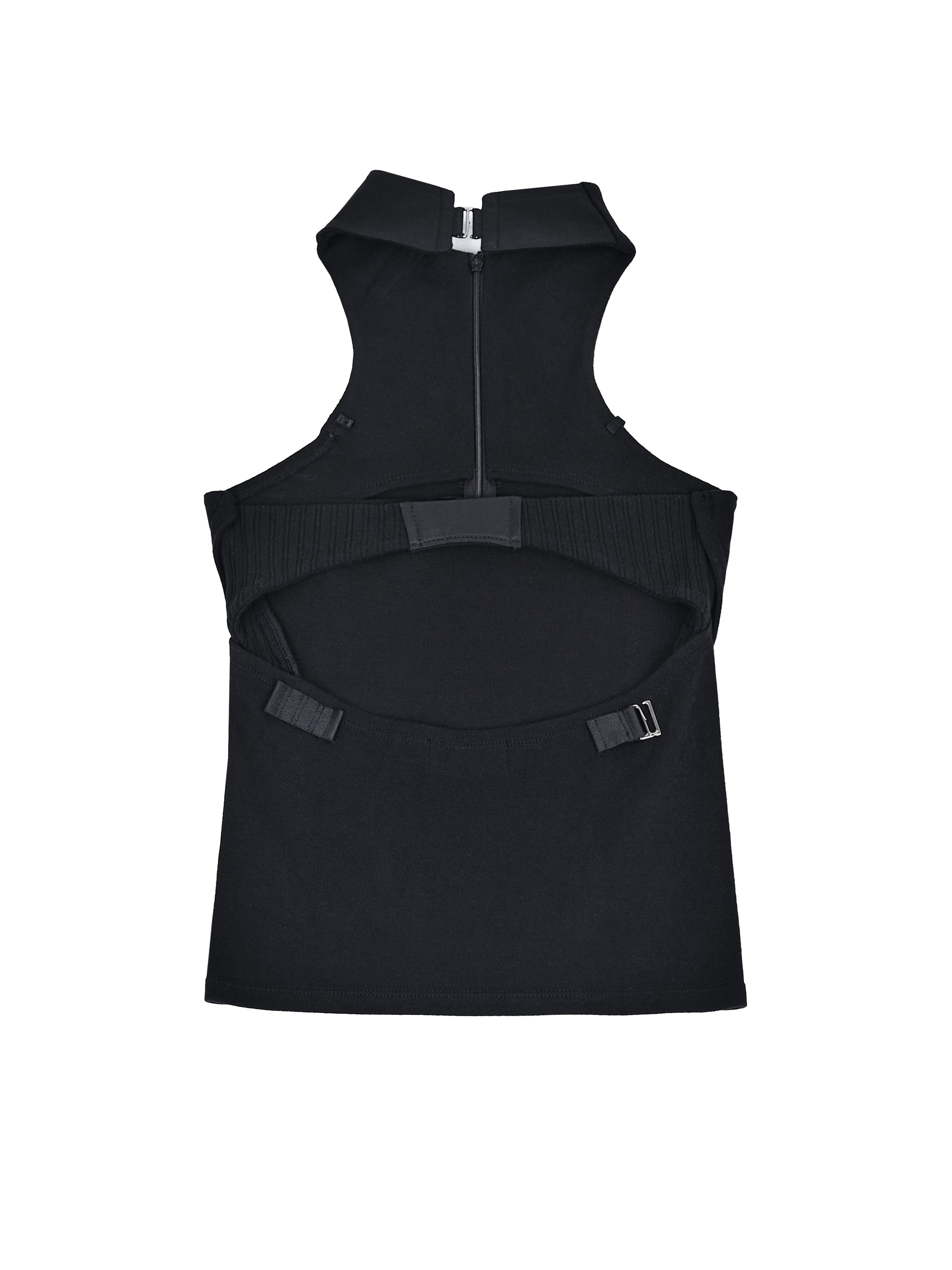2WAY HALTER SLEEVELESS