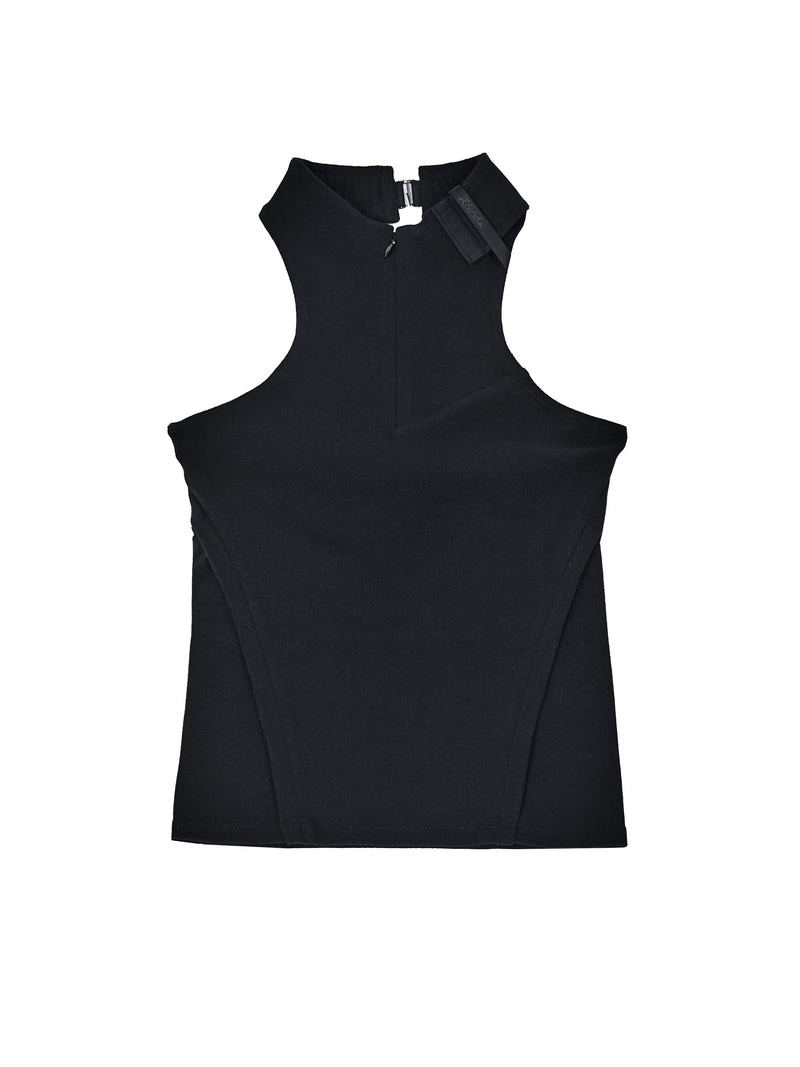 2WAY HALTER SLEEVELESS