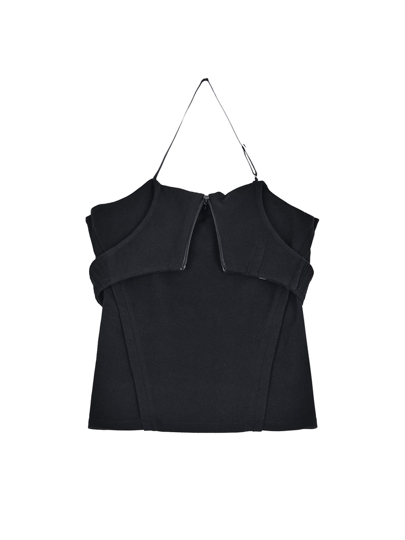 2WAY HALTER SLEEVELESS
