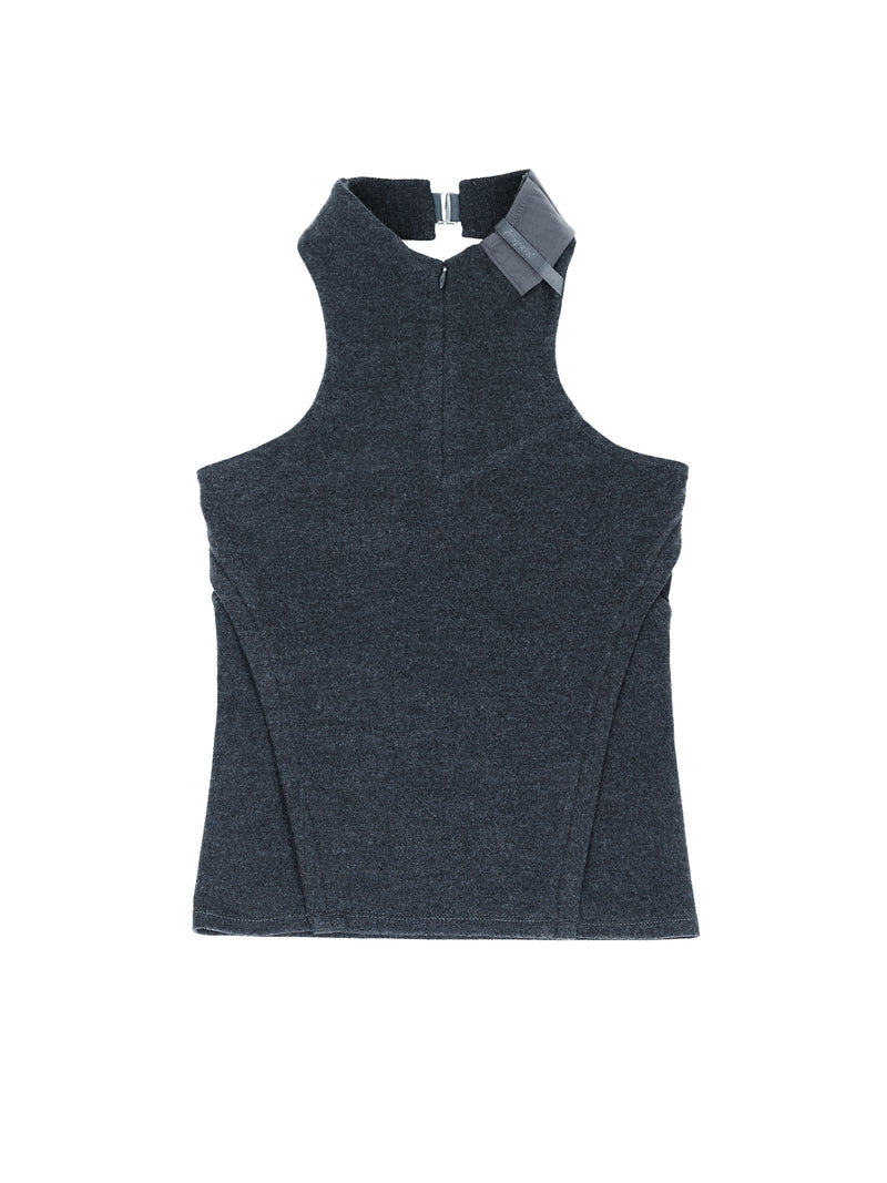 2WAY HALTER SLEEVELESS