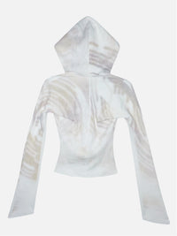 MYSTERY CIRCLE HOODED TOP