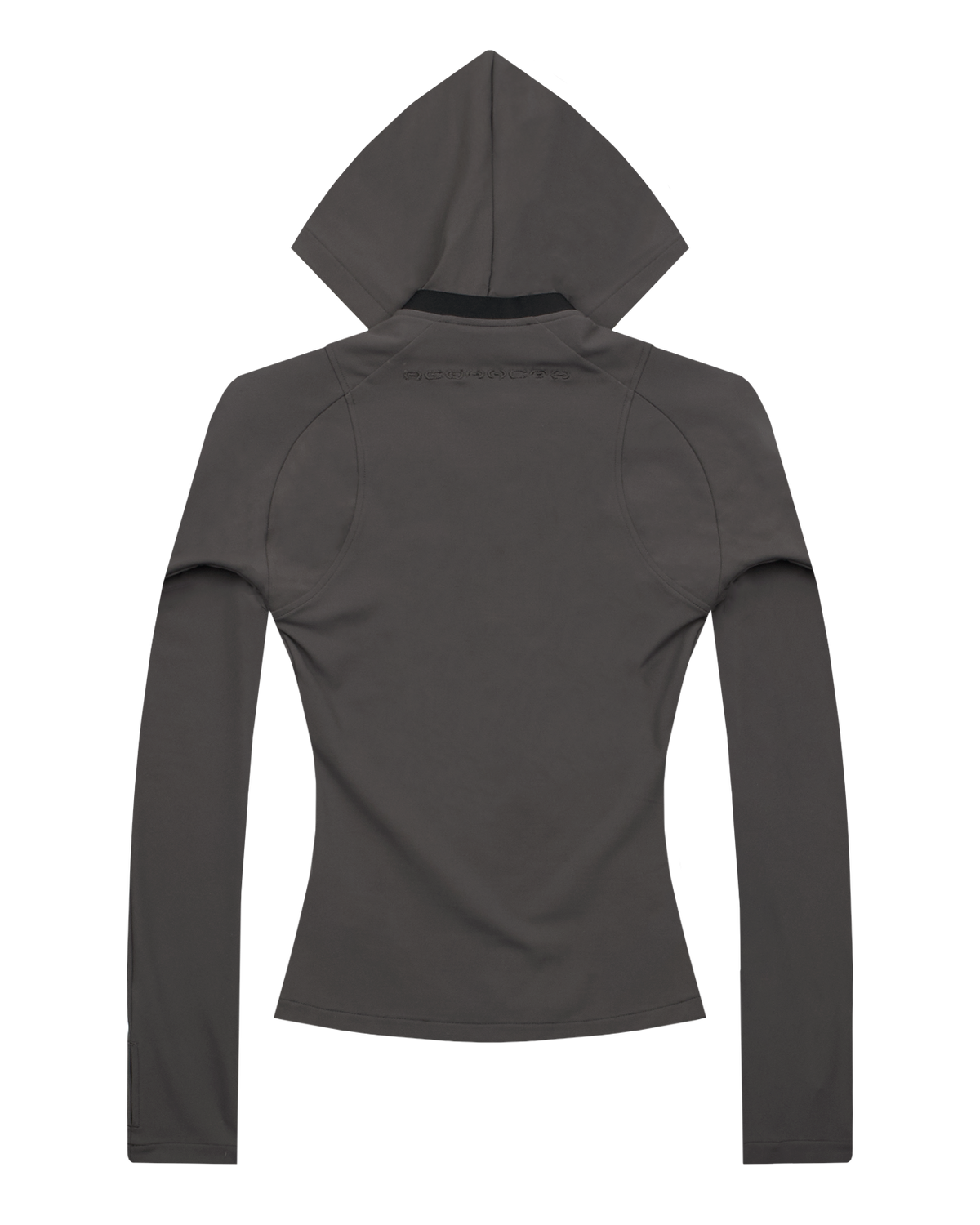 HOODED ZIP TOP