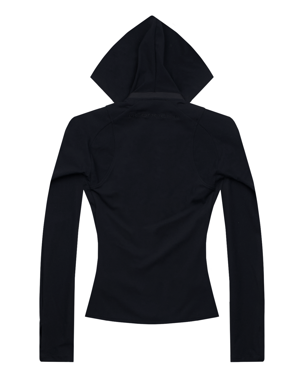 HOODED ZIP TOP