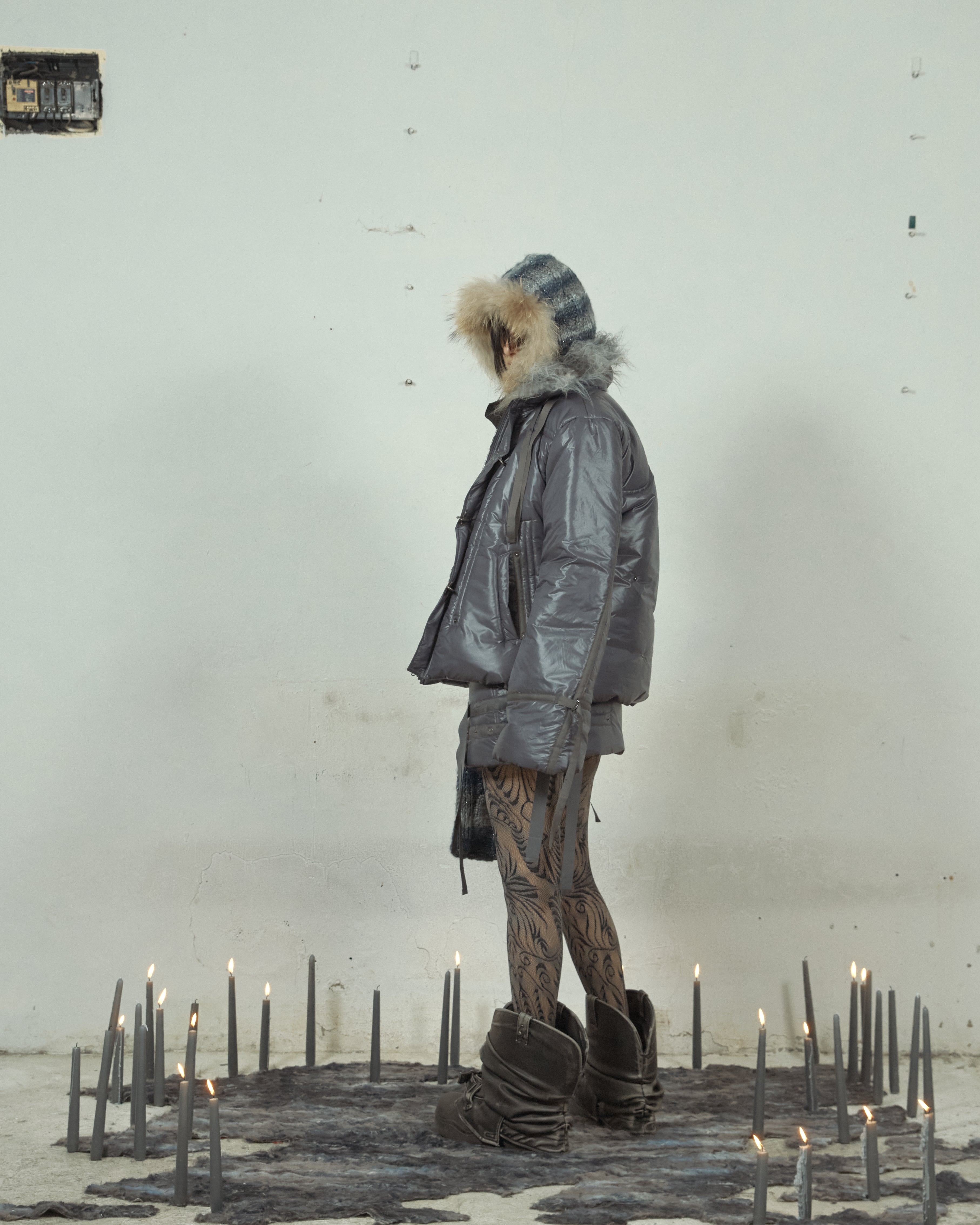 SWAMP FAUX LEATHER SPATZ