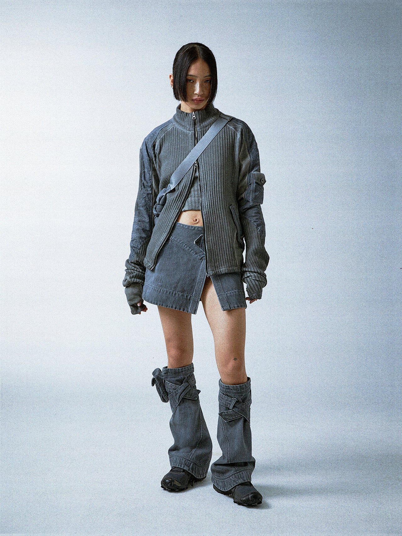 S_ ZIP CARDIGAN – AESYNCTX INTL.